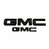 Auto GMC 2PCS Set Front Rear Black Black GMC Emblems