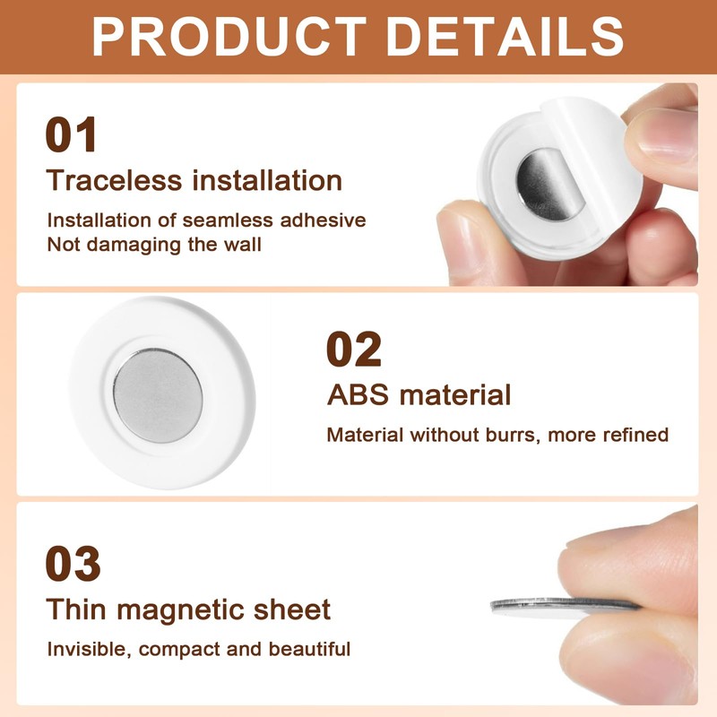 10 Magnetic Remote Control Holder，Remote Control Holder Wall Mounted，Remote Control