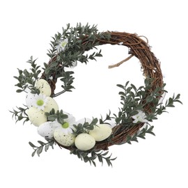 Artificial Easter Wreath Innovative High Simulation Exquisite Easter Egg Wreath for Front Door for Easter Wedding Ceremony