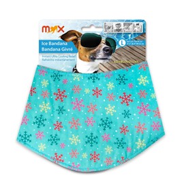 Max Upgrade Dog Instant Cooling Bandana - Breathable Pet Chill Out Scarf Ice Towel, Soft Pet Neck Wrap Cooler for Dogs Cats in Summer (Large)