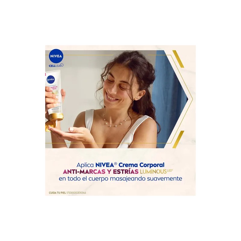 Nivea Crema Corporal Luminous630 Anti Estrías Manchas 200ml