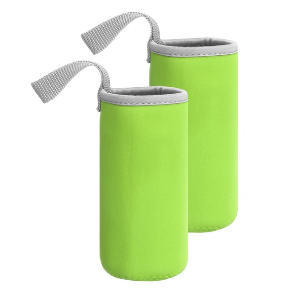uxcell 2pcs Neoprene Water Bottle Sleeve, 12 oz Insulated Water