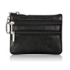 boshiho Coin Purse Coin Case 4 Pockets with Key Ring