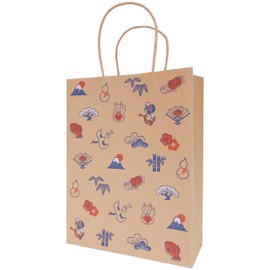 Indigo PC807 Hand-Held Wrapping Bags, Carry Bag M, Fortune Gathering, Blue/Red, 2-Piece Set