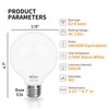Vanity Light Bulbs 60 Watt Equivalent - G25 Globe LED