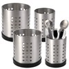 TOPZEA Set of 4 Kitchen Utensil Holder, Stainless Steel Cooking
