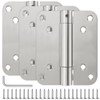 Jinyuanchao 4 Inch Automatic Closing Door Hinge, 3mm Thick Stainless
