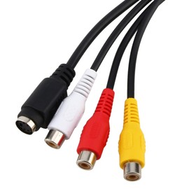 VGA SVGA S Video 3 AV TV Adapter Converter Cable for PC Laptop