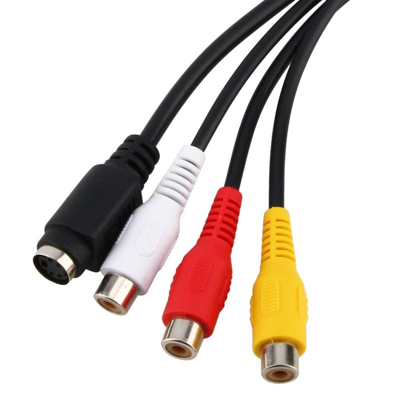 VGA SVGA S Video 3 AV TV Adapter Converter Cable