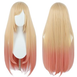 Linfairy Kitagawa Umu Dyed Cosplay Wig, Heat Resistant Wig, Costume Accessory, Festival Cosplay Wig