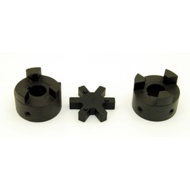 Replacement for 7/8" L075 Flexible 3-Piece L-Jaw Coupling Set & Buna-N NBR Rubber Spider