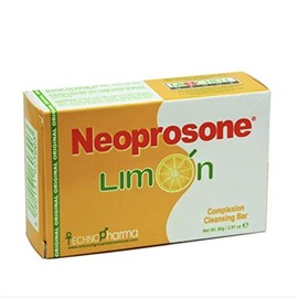 NEOPROSONE | Jabón Limón 200g | Jabón de Tocador Aclarante y Refrescante Color Amarillo | Limpieza Profunda, Control de Grasa, Piel Suave y Uniforme | Cuidado Facial y Corporal