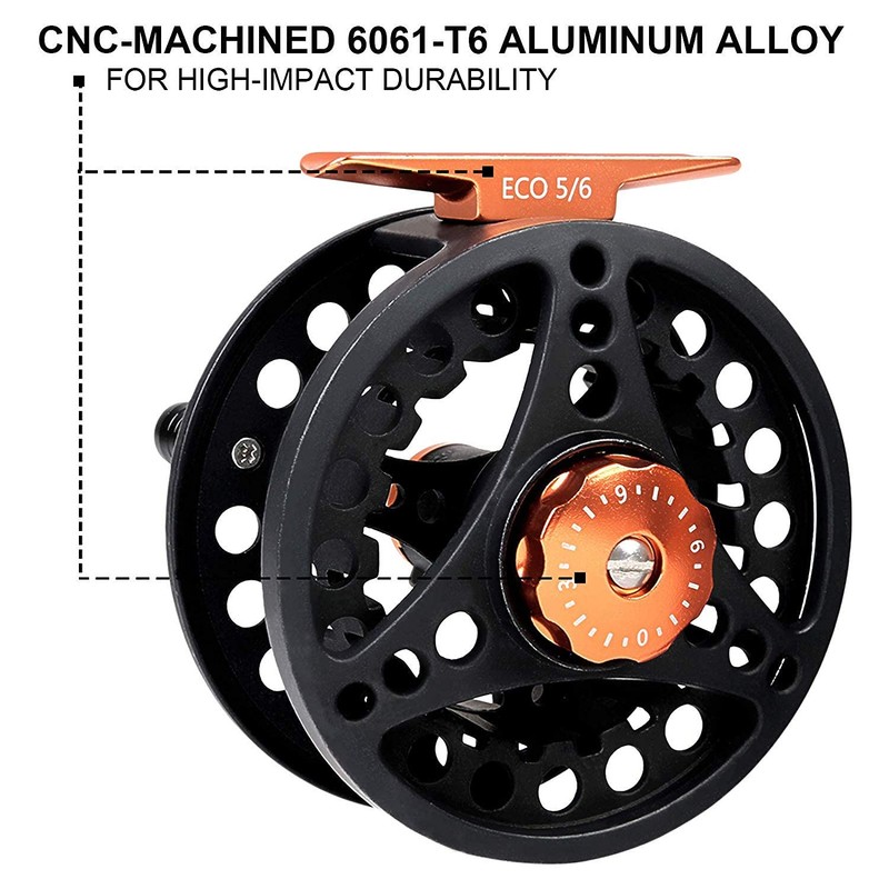 Maxcatch ECO Large Arbor Fly Fishing Reel (3/4wt 5/6wt 7/8wt)