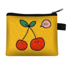 FAVORTALK Small Zip Purse Coin Pouch Women's Polyester Change Wallet Mini Pouch Mini Cash Key Bags, 14214