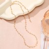 KURTCB Rhinestone Necklace for Women Boho Long Y Lariat Necklace