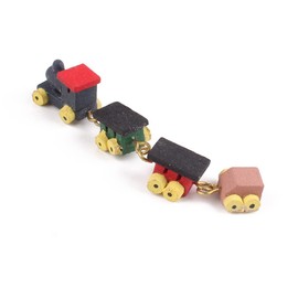 Gutshof miniaturen Doll's House Wooden Train Decorative Train Wooden Toy Children's Room