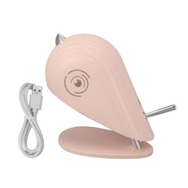 Bird Table Lamp 5V Creative Desk Lamp Bedside Nightstand Lamp Energy Saving LED Night Light for Desk Pink