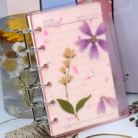 PAVIKE Loose Leaf Binder Rings, 3 Holes, Set of 6, Easy to Open and Close, Organization Ring, Book Ring, Binding Tool, File Book Making, Hole Diameter 0.8 inches (20 mm), Word Book, Document Storage,