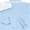 UNICRAFTALE 300個 長さ5.5mm 304ステンレススチール マルチペタルビーズキャップ 中空フラワーコーン メタル フィリグリー ビーズキャップ スペーサー