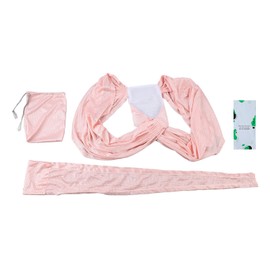 Baby Wrap Strap L Size Pink Portable Stretchy Baby Carrier Wrap for Newborn Infants