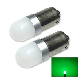 Aero-Lites #1813, 1816 Miniature Bayonet Bulb LED Replacement | 12/14-Volt | Ba9s Base | Bulb Shape: T10 and T3 1/4 | Replaces Bulb Numbers: 1813 1815 1816 1893 1898 756 and Others, Green, AL-1813