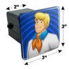 GRAPHICS & MORE Scooby-Doo Fred Character Tow Trailer Hitch Cover