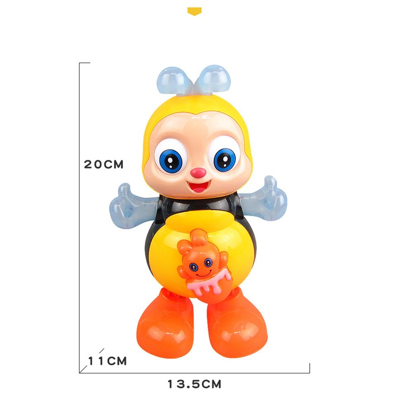 Dancing Singing Toy Electric Light Cute Cartoon Bee Appearance Interesting