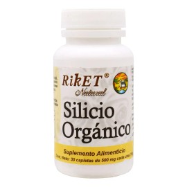 🌿 *"Silicio Orgánico Riket Natural - 30 Cápsulas | Fortalece Huesos, Articulaciones y Piel | Sin Sabor | Forma Biodisponible"*