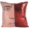 LydeLog Nicolas Sequin Cushion Cover Reversible Funny Gifts Decorative Pillow
