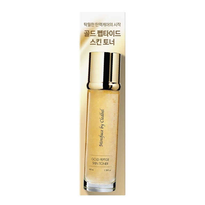 Cledbel 미니페이스 바이 끌레드벨 골드 펩타이드 스킨 토너 100ml Mini