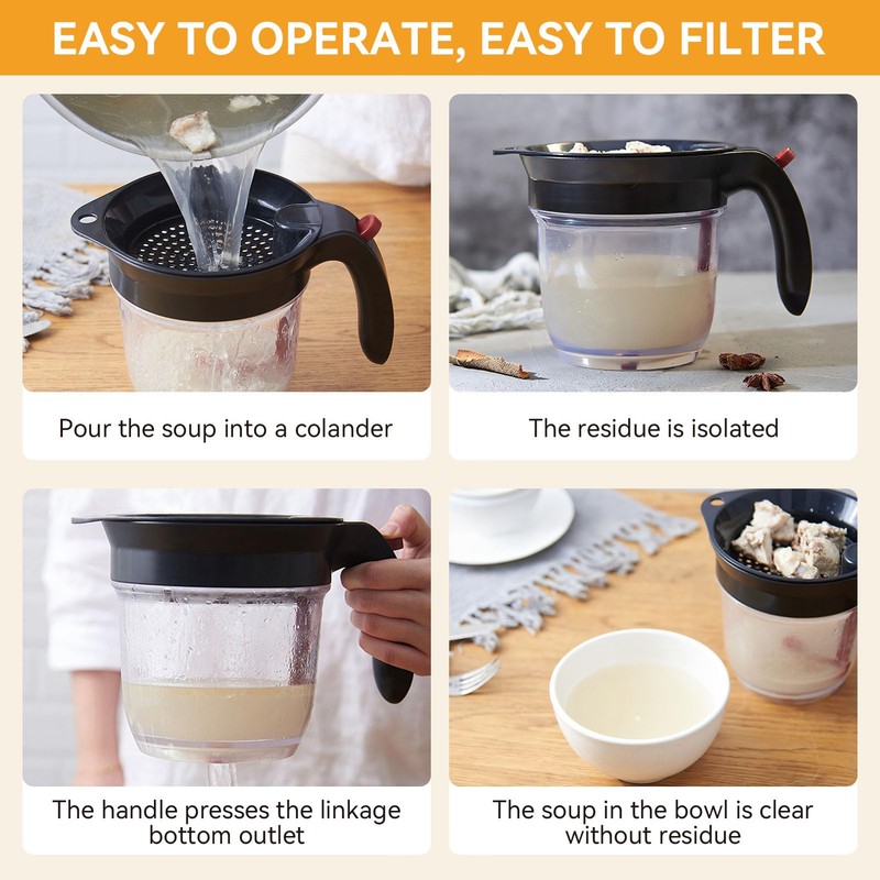 Gravy Fat Separator with Bottom Release, Gravy Separator Fat Separator
