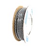 CRL Z78216C Zipper Pile Weatherstrip .187" Backing - .350" Pile