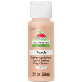 Apple Barrel Acrylic Paint, Peach, 2oz