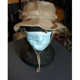 MIL-TYPE SUN HOT WEATHER VENTED BOONIE MILITARY TYPE II DCU DESERT LARGE 7 1/4 - 7 3/8