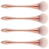 Varna Dust Nail Brush, 4 Pieces, Rose Gold / 바르나 더스트 네일 브러쉬, 4개, 로즈골드