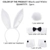 SATINIOR Bunny Costume Set Rabbit Ear Headband Collar Bow Tie