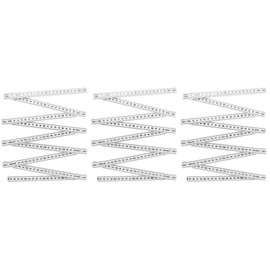 VILLFUL 3 Pcs Extendable Measuring Ruler Folding Tool Locking Arms for Precise Carpentry Measurements