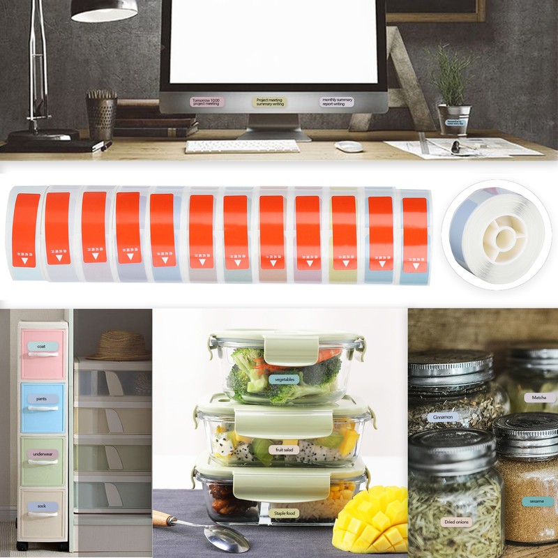 12Pcs Label Paper Adhesive Waterproof Thermal Stickers Coding Machine Price