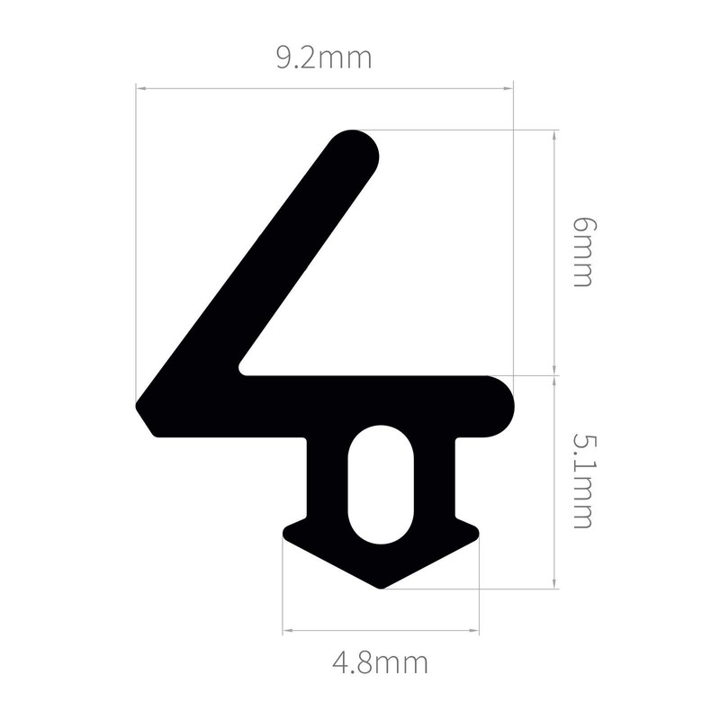 ExtrudaSeal F104 Flipper Gasket Replacement Window Door Draught Excluder Seal