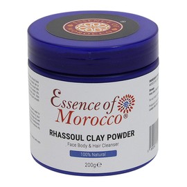 Moroccan Rhassoul Clay Powder Ghassoul used as a Cleansing Facial Body and Hair Shampoo Mask Pure & Natural. 200 g. / 7 OZ