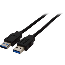 Nippon Labs USB3-10MM-BK 10-Feet USB 3.0 A/Male to A/Male Cable, Black