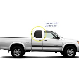 Aftermarket Fits 2000-2006 Toyota Tundra Quarter Glass Passenger Side (2 Door Extended Cab)
