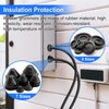 Hmknana 15 Sizes Rubber Grommet Kit, Round & Tower Shaped