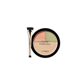 The Saem All-in-one Base The Saem Cover Perfection Triple Foundation Balm 3colors / 올인원 베이스 더샘 커버 퍼펙션 트리플 파운데이션 밤 3colors