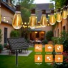 S14 100ft Solar String Lights Waterproof Outdoor Garden Patio Backyard