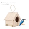 Ejoyous Wooden Bird House Box, Small Bird House, Hanging Bird