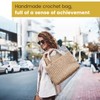 Dawitrly 4+8 PCS Bag Bases for Crochet with Purse Handles