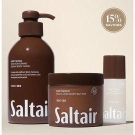 Saltair Driftwood Trio – Bergamot, Sage & Driftwood Fragrance Set