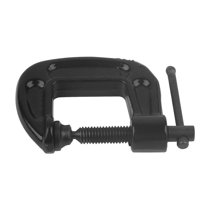 MUKCHAP 10 PCS 1 Inch C Clamp, Black Small C