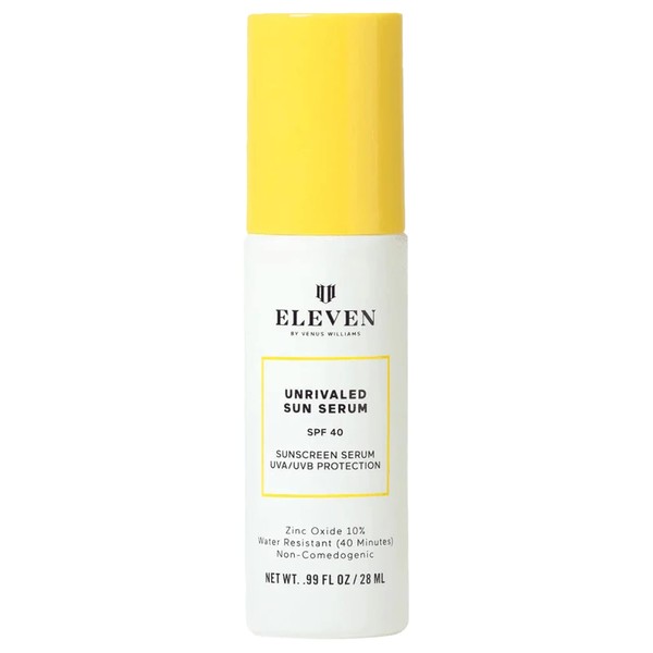 EleVen by Venus Williams - Natural Unrivaled Sun Serum SPF 40 Mineral Sunscreen | Clean, Reef-Safe, Cruelty-Free, Vegan (0.95 fl oz | 28 ml)